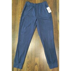Gaiam Joggers Men's Small Inseam 31" Blue Heather "Inner Strength" NWT Athletic